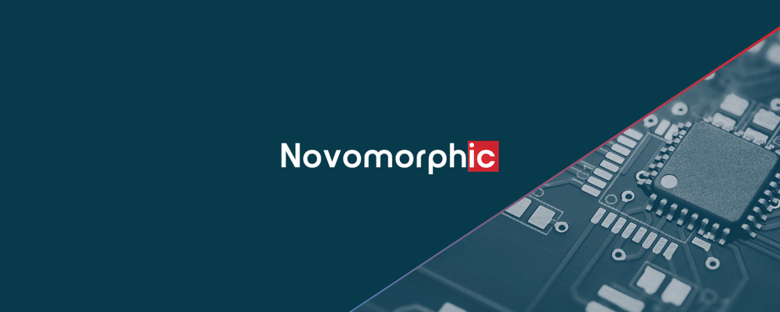 Novomorphic logo and image of compound semiconductor